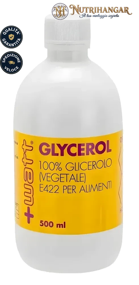 Confezione Glycerol +Watt glicerolo vegetale per idratazione