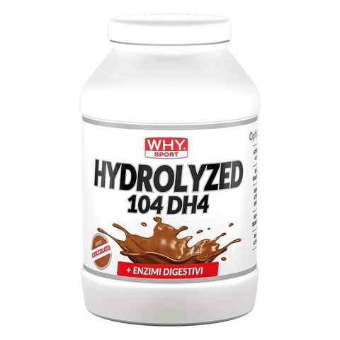 Hydrolyzed 104 DH4 Why Sport Cioccolato – barattolo da 900 g