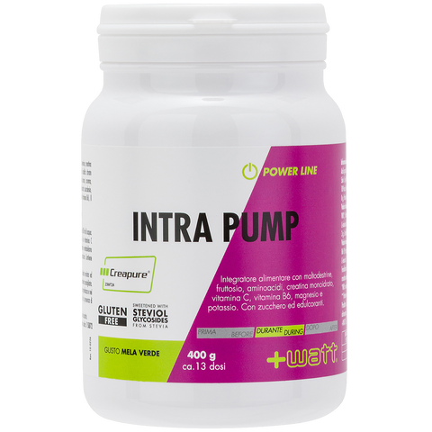 Intra Pump +Watt - Gusto Mela Verde - Barattolo da 400 g