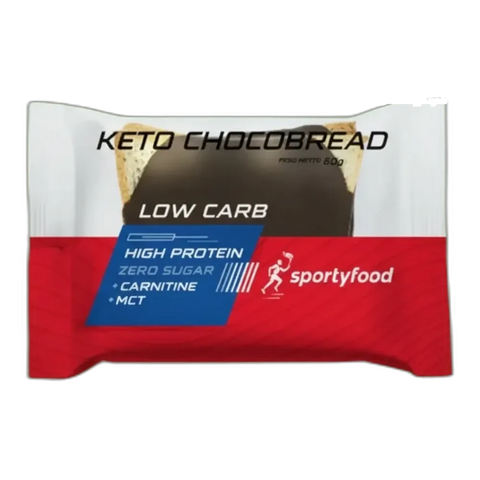 Keto Chocobread Sportyfood Cioccolato Glassato – confezione da 50 gr