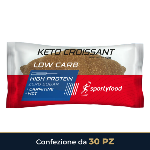 Keto Croissant Sportyfood Classico – confezione da 30 pezzi