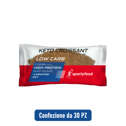 Keto Croissant Sportyfood - Gusto Classico - Confezione da 30 PZ