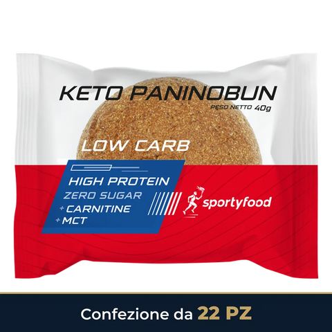 Keto Paninobun Sportyfood – confezione da 22 pezzi
