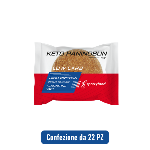 Keto Paninobun Sportyfood - Confezione da 22 PZ