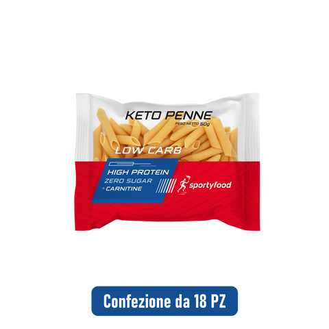 Keto Penne Sportyfood - Confezione da 18 PZ