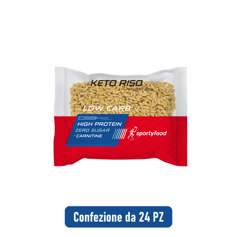 Keto Riso Sportyfood - Confezione da 24 PZ