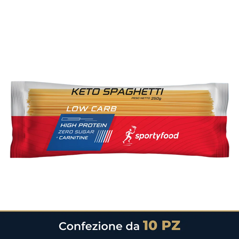Keto Spaghetti Sportyfood – confezione da 10 pezzi