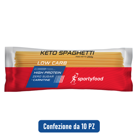 Keto Spaghetti Sportyfood - Confezione da 10 PZ