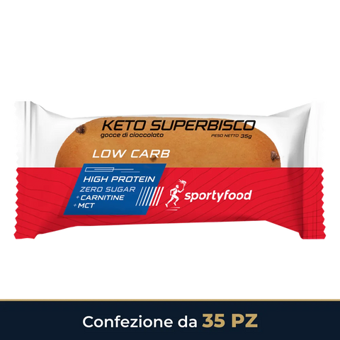 Keto Superbisco Sportyfood Gocce di Cioccolato – confezione da 35 pezzi