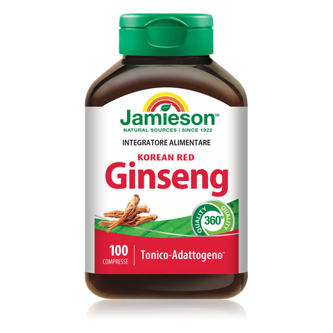 Korean Red Ginseng Jamieson – barattolo da 100 Compresse
