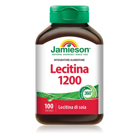 Lecitina 1200 Jamieson – barattolo da 100 Softgels