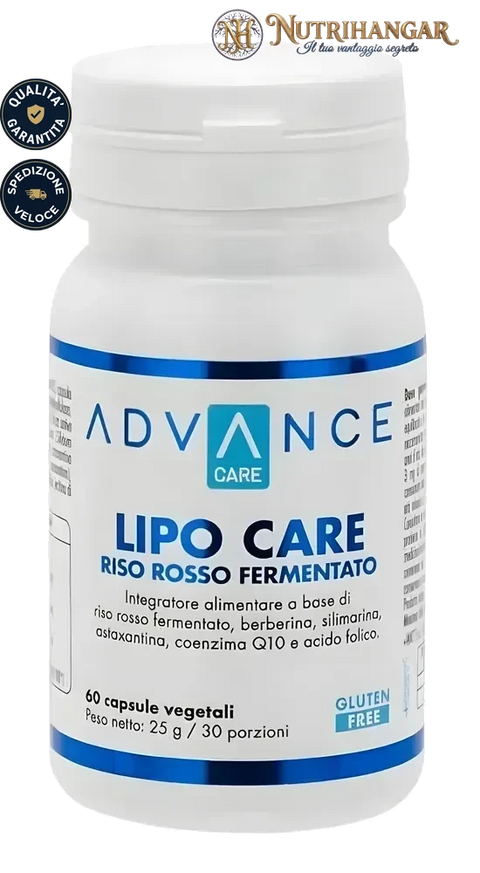 Confezione Lipo Care riso rosso fermentato +Watt integratore colesterolo