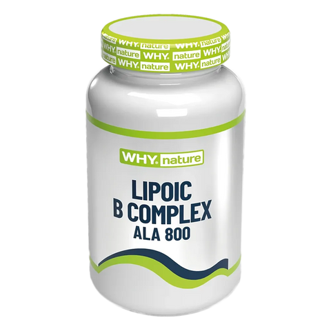 Lipoic B Complex ALA 800 Why Nature – barattolo da 90 compresse