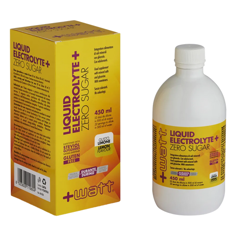 Liquid Electrolyte+ +Watt Limone – barattolo da 450 ml