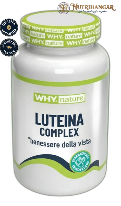 Integratore Lutein Complex Why Nature per il benessere visivo