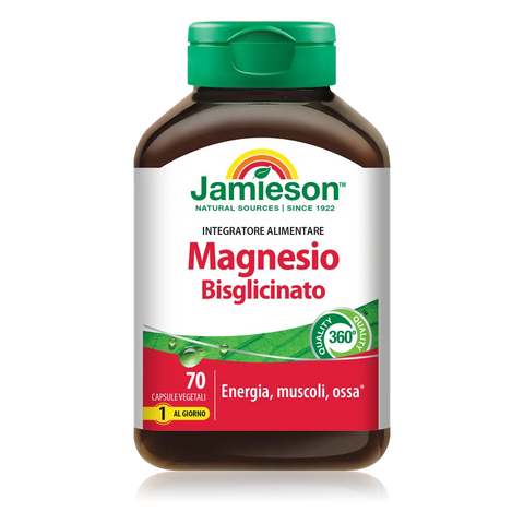 Magnesio Bisglicinato Jamieson – barattolo da 70 Capsule