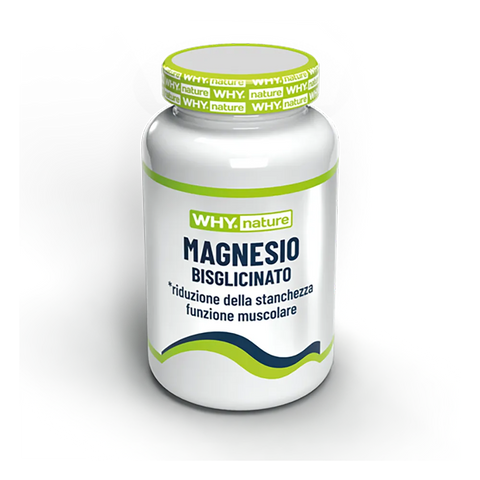 Magnesio Bisglicinato Why Nature – barattolo da 90 compresse