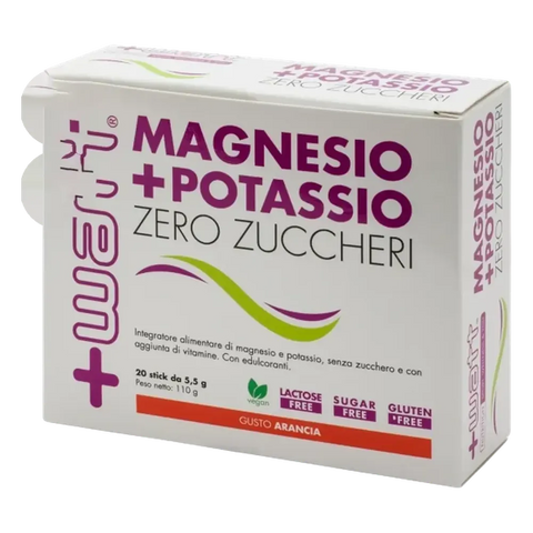 Magnesio + Potassio Zero Zuccheri +Watt Arancia – box da 20 sticks