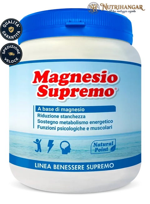 Barattolo di Magnesio Supremo® 300 gr integratore in polvere