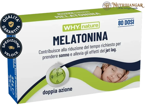 Integratore Melatonina Why Nature da 1 mg per il sonno