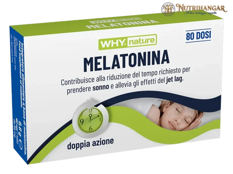 Integratore Melatonina Why Nature da 1 mg per il sonno