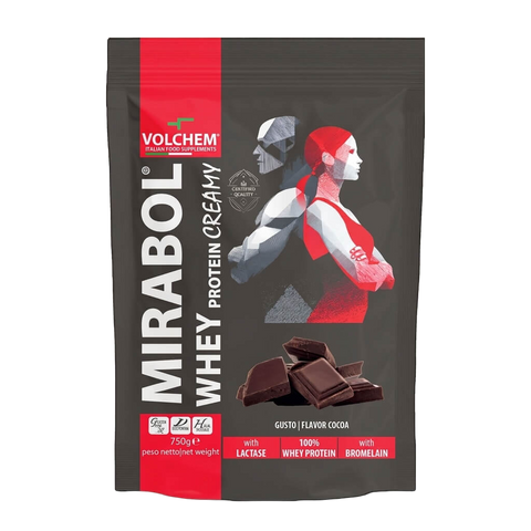 Mirabol® Whey Protein Creamy Volchem - Gusto Cioccolato - Doypack da 750 gr