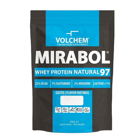 Mirabol® Whey Protein Natural 97 Volchem - Gusto Natural - Doypack da 500 gr