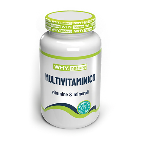 Multivitaminico Vitamine & Minerali Why Nature – barattolo da 60 cpr