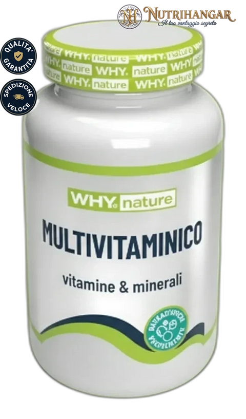 Integratore Multivitaminico Vitamine & Minerali Why Nature completo