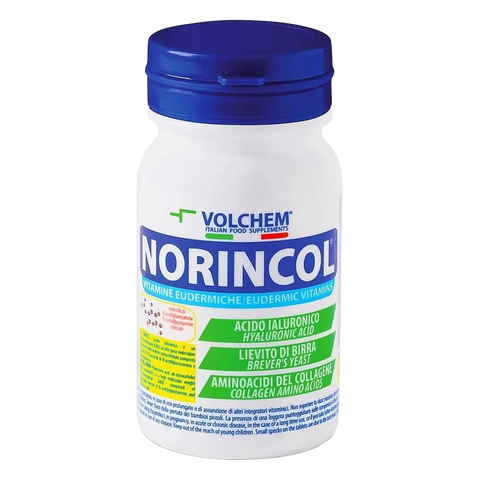 Norincol® Vitamine Eudermiche Volchem – barattolo da 80 Compresse