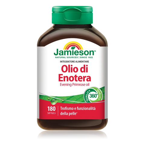 Olio di Enotera Jamieson – barattolo da 180 Softgels