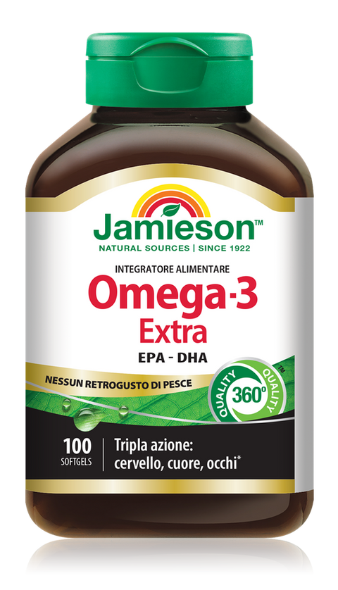 Omega-3 Extra Jamieson - Barattolo da 100 Softgels