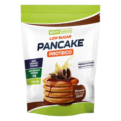 Pancake Proteico Cacao Why Nature – confezione da 800 g