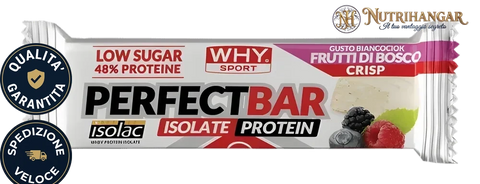 Barretta di Perfect Bar Whey Why Sport Gusto Frutti di Bosco