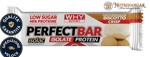 Baretta di Perfect Bar Whey Why Sport Gusto Biscotto