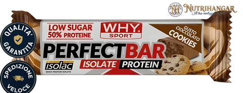 Barretta di Perfect Bar Whey Why Sport Gusto Cookies