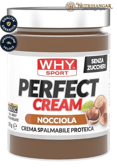 Vasetto di Perfect Cream Whey Why Sport Gusto Nocciola