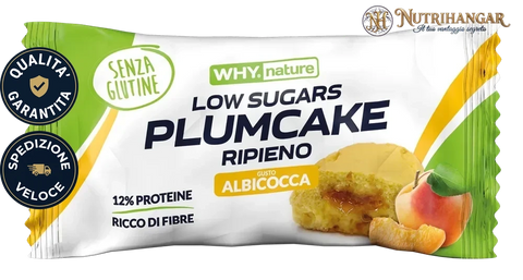 Soffice Plumcake Ripieno Why Nature con cuore all'albicocca.