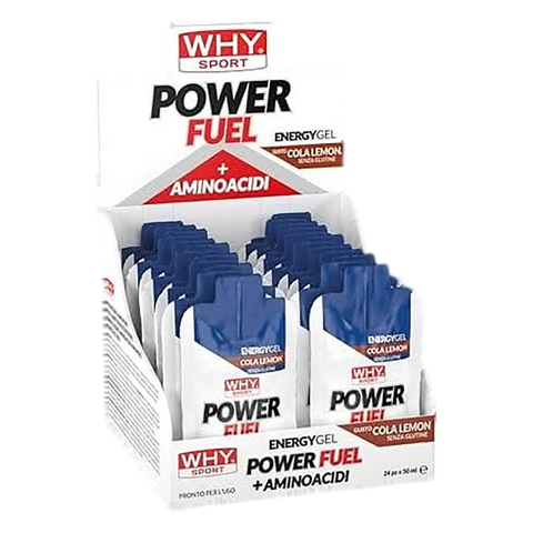 Power Fuel Why Sport Cola Limone – box da 24 gel