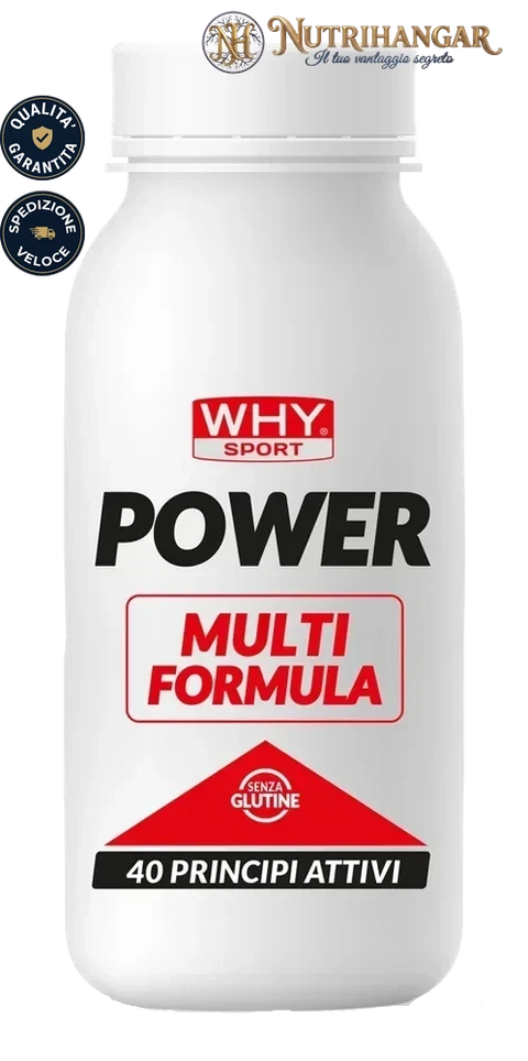 Flacone di Power Multiformula Whey Why Sport in compresse
