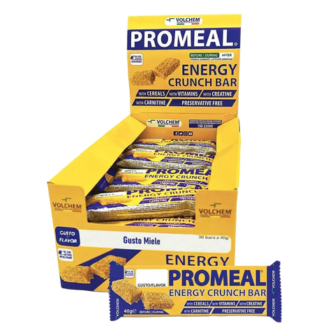 Promeal® Energy Crunch Volchem - Gusto Miele - Box da 30 Barrette da 40 gr
