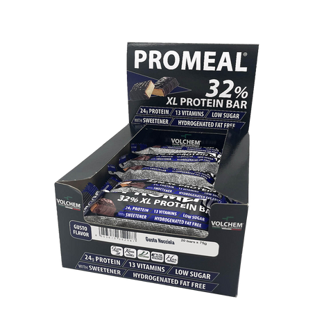 Promeal® XL Protein Volchem - Gusto Nocciola - Box da 20 Barrette da 75 gr