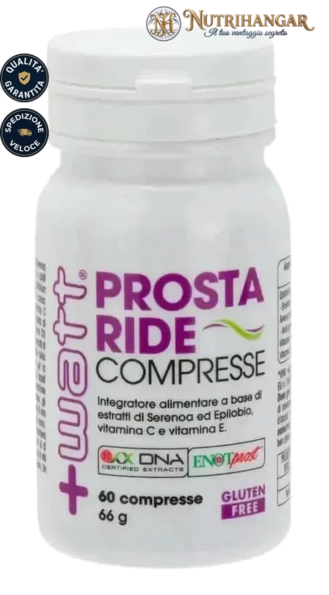 Confezione di Prosta Ride Compresse +Watt integratore prostata