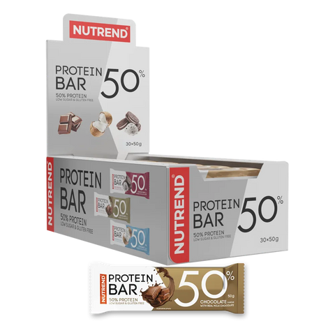 Protein Bar 50 Nutrend Cioccolato – box da 30 Barrette da 50 g
