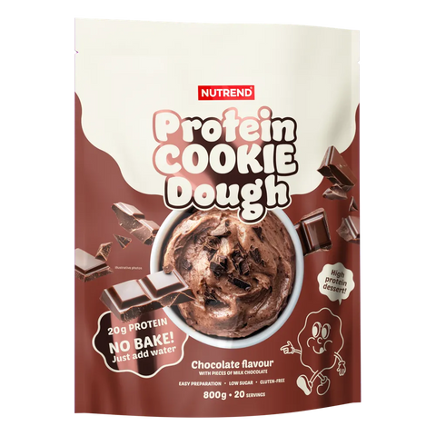 Protein Cookie Dough Nutrend Cioccolato – busta da 800 g