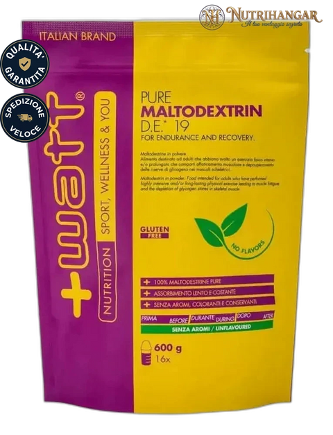 Pure Maltodextrin D.E. 19 +Watt - integratore di Maltodextrin - +Watt