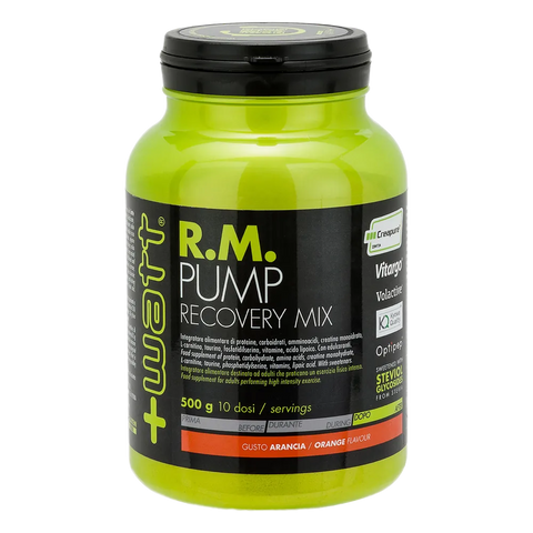 R.M. Pump Recovery Mix +Watt Arancia – barattolo da 500 g