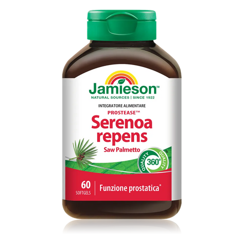 Serenoa Repens Jamieson – barattolo da 60 Softgels