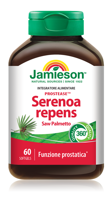 Serenoa Repens Jamieson - Barattolo da 60 Softgels