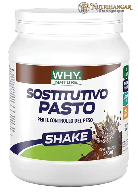 Shake Sostitutivo Pasto Why Nature per il controllo del peso Gusto Cacao